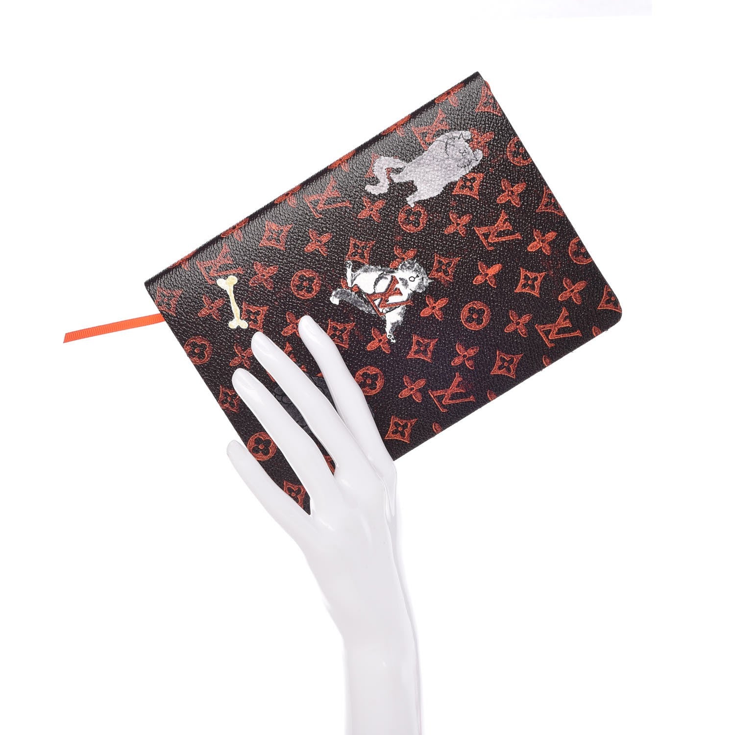Louis Vuitton Catogram Clemence Notebook MM Marron 2 of 7