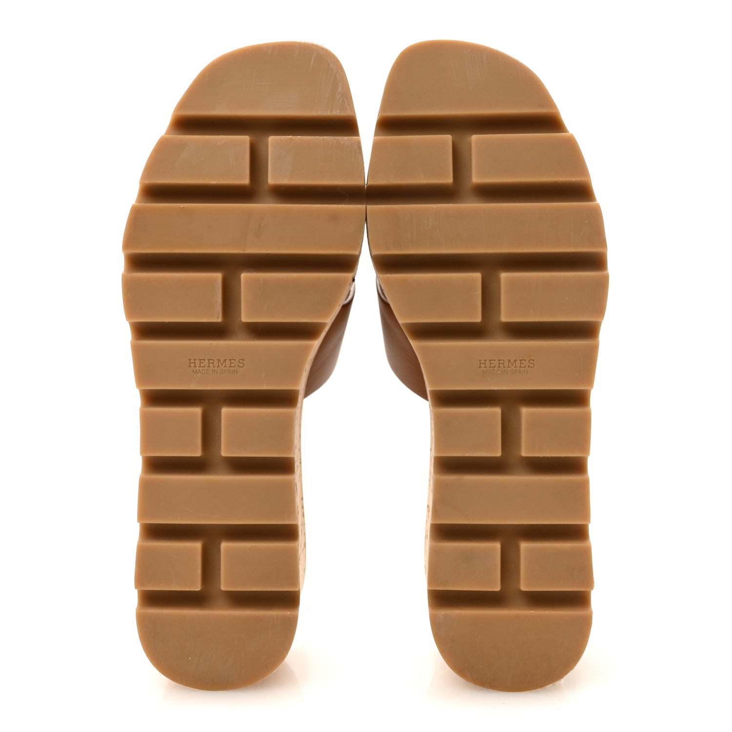 Hermes Calfskin Cork Eze 30 Sandals 39 Naturel 6 of 10