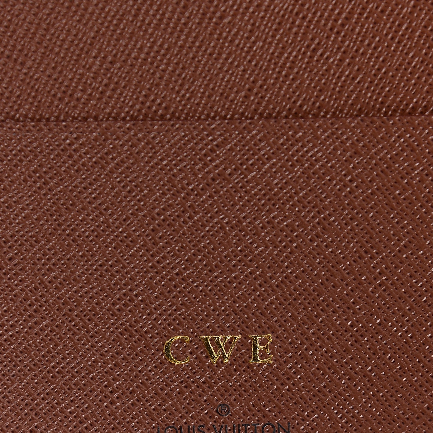 Monogram Desk Agenda Cover