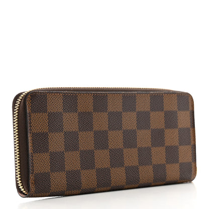 Louis Vuitton Damier Ebene Clemence Wallet Rose Ballerine 3 of 6