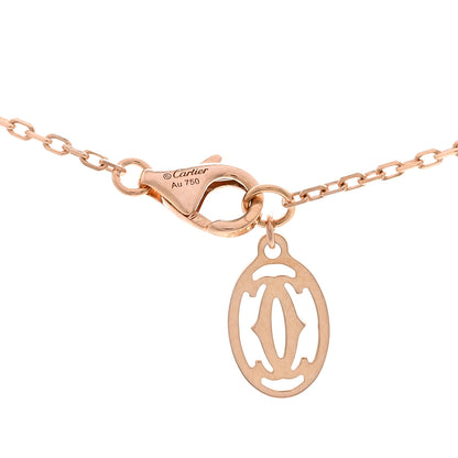 Cartier 18K Pink Gold Diamond LM D'Amour Pendant Necklace 4 of 4