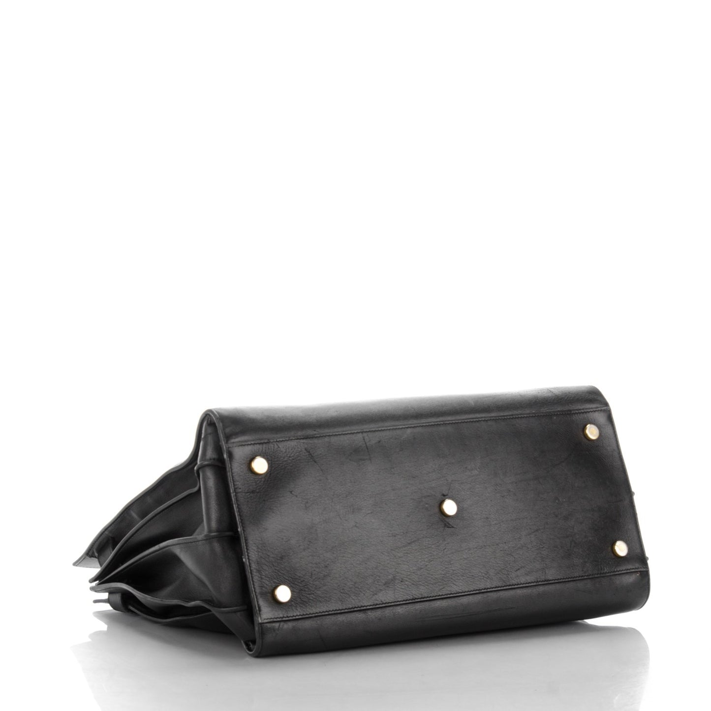 Calfskin Large Sac De Jour Carryall Black