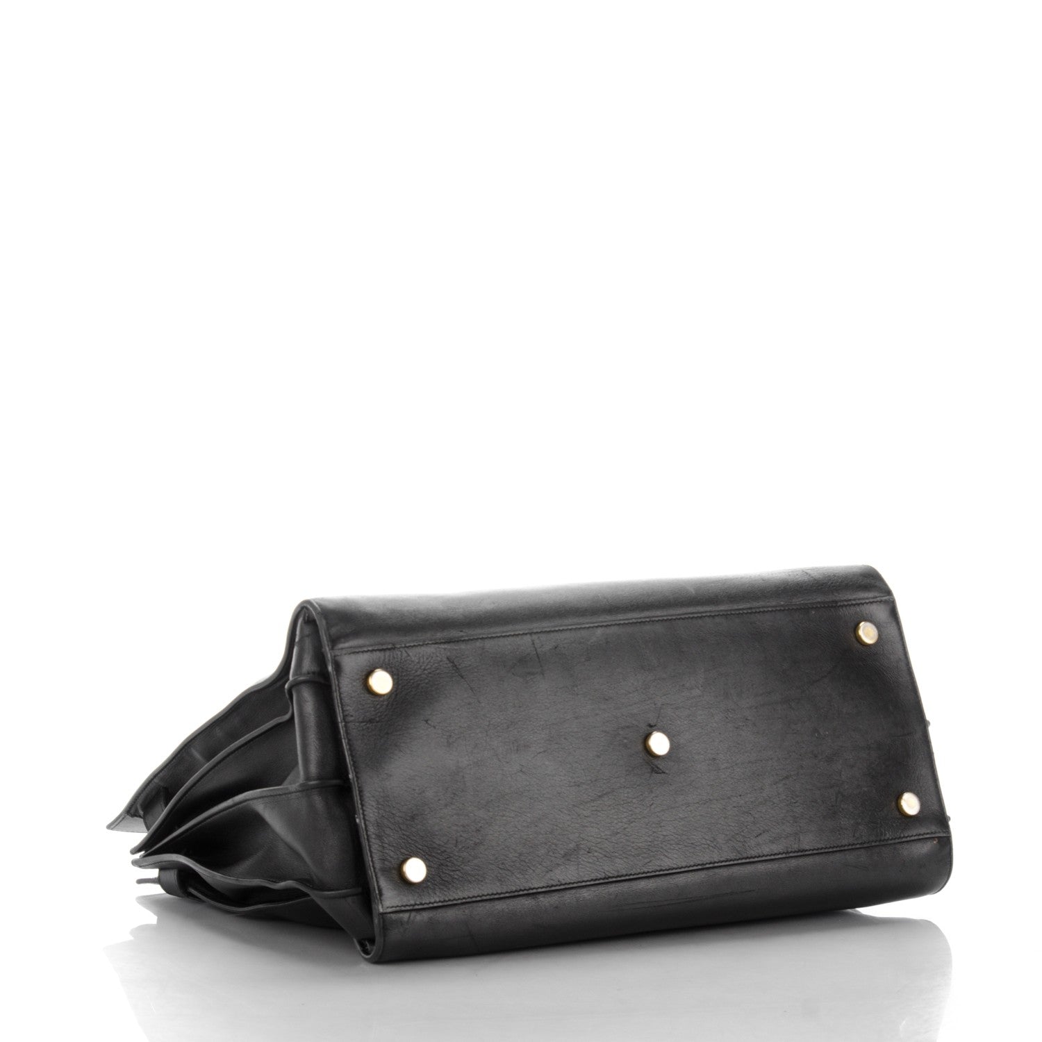 Saint Laurent Calfskin Large Sac De Jour Carryall Black 4 of 13