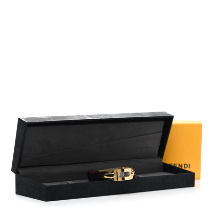 Fendi Stainless Steel Calfskin 15mm 3400L Quartz Watch Brown 6 of 6