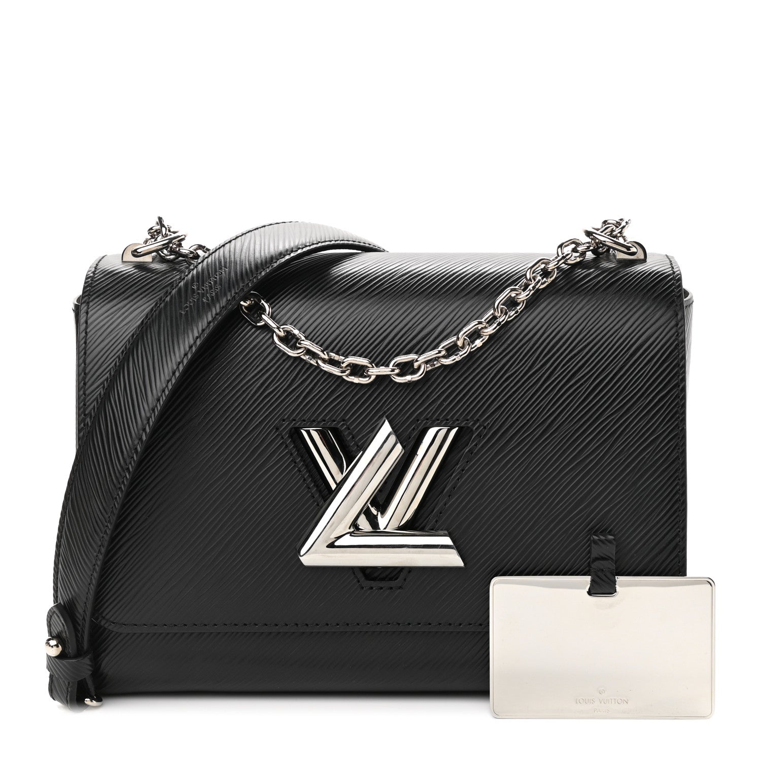 Louis Vuitton Epi Twist Shoulder Bag MM Black 1 of 10