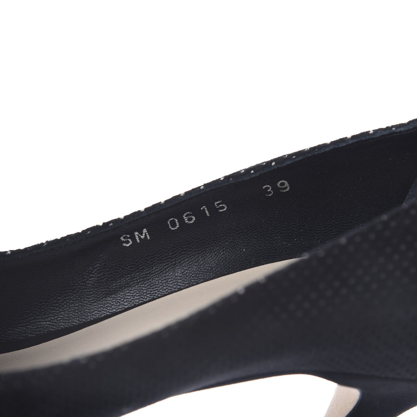 Suede Mesh Cherie Pointy Toe 100mm Pumps 39 Black