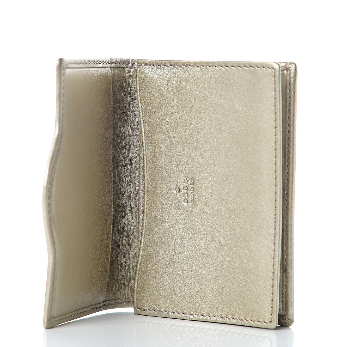 Monogram Sukey Card Case Gold