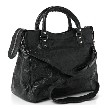 Balenciaga Agneau Classic Silver Hardware Velo Gris Fossile 4 of 11