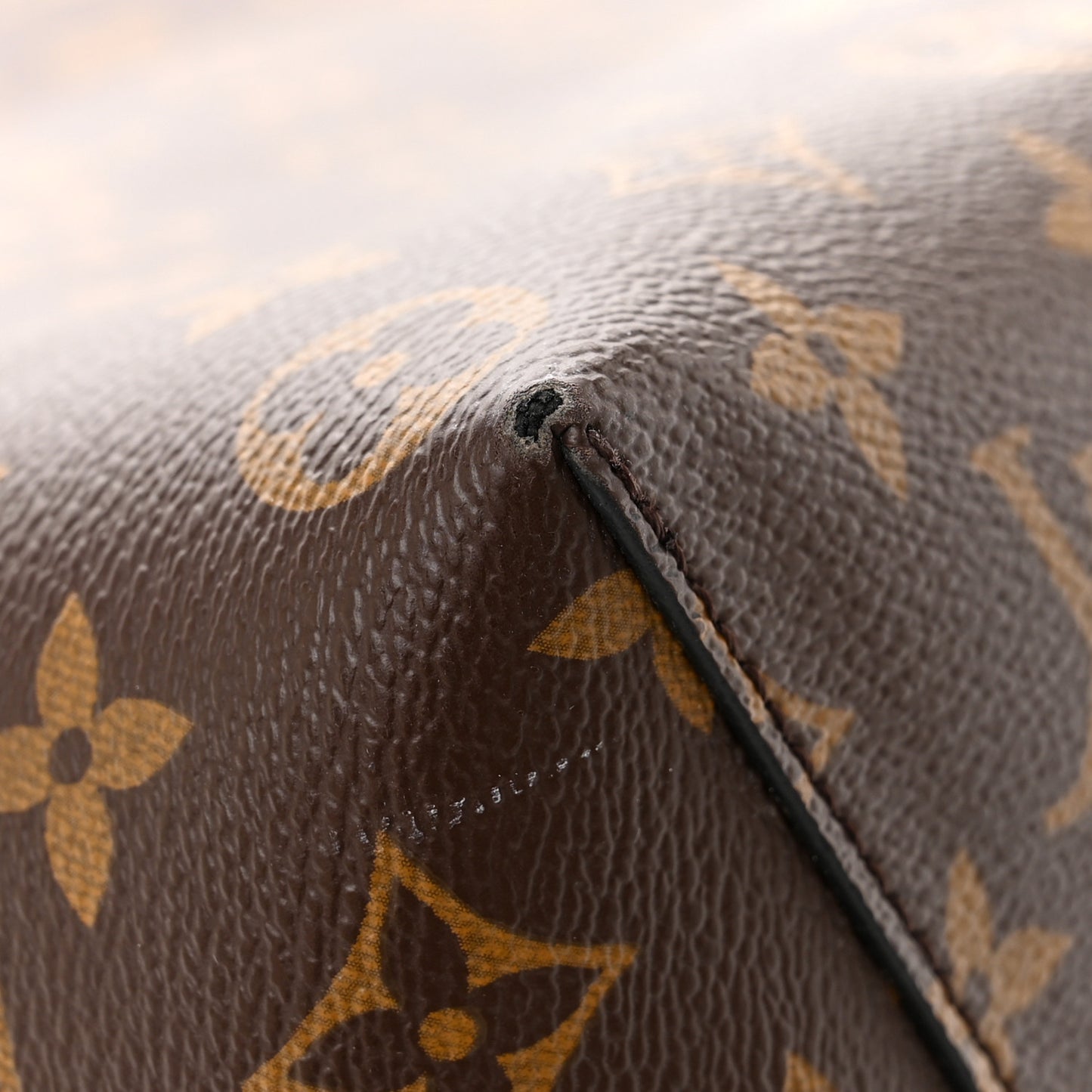 Monogram Flower Hobo Beige