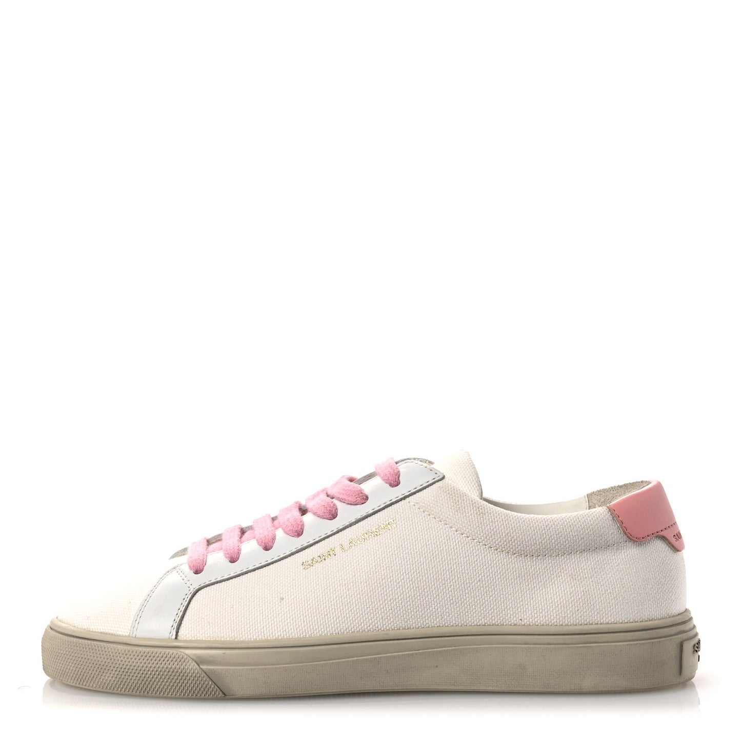 Canvas Andy Low Top Sneakers 36 White Pink