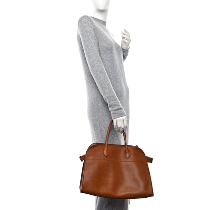 The Row Polished Saddle Calfskin Soft Margaux 15 Cuir 2 of 8