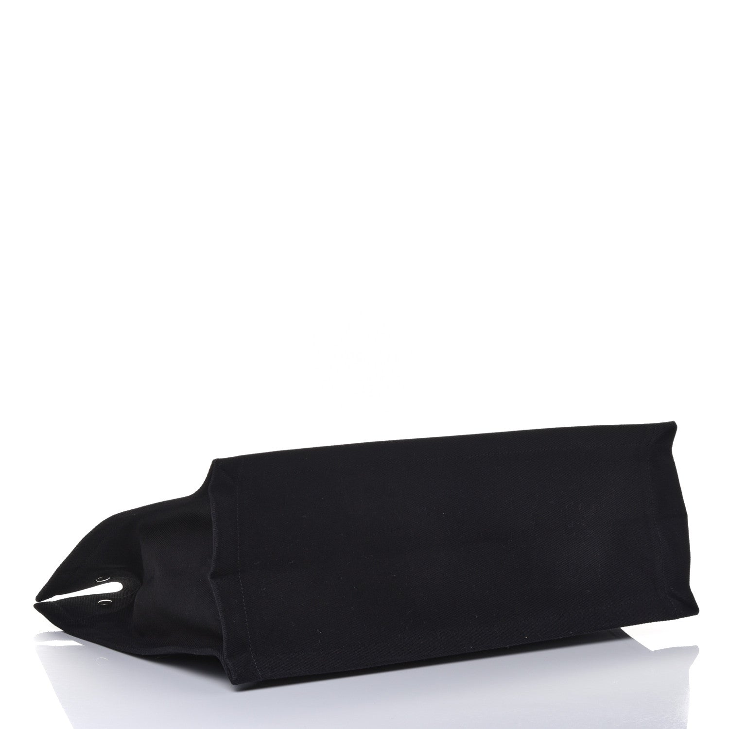 Saint Laurent Linen Calfskin Rive Gauche Tote Black 3 of 4