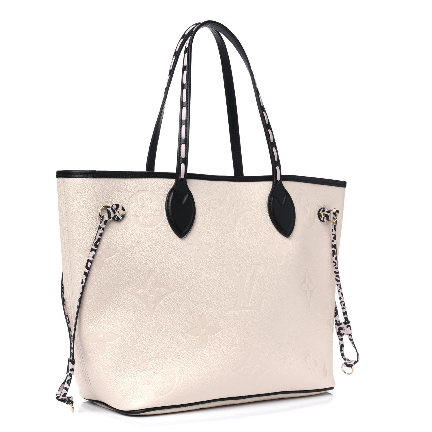 Louis Vuitton Empreinte Monogram Giant Wild At Heart Neverfull MM Creme 2 of 3