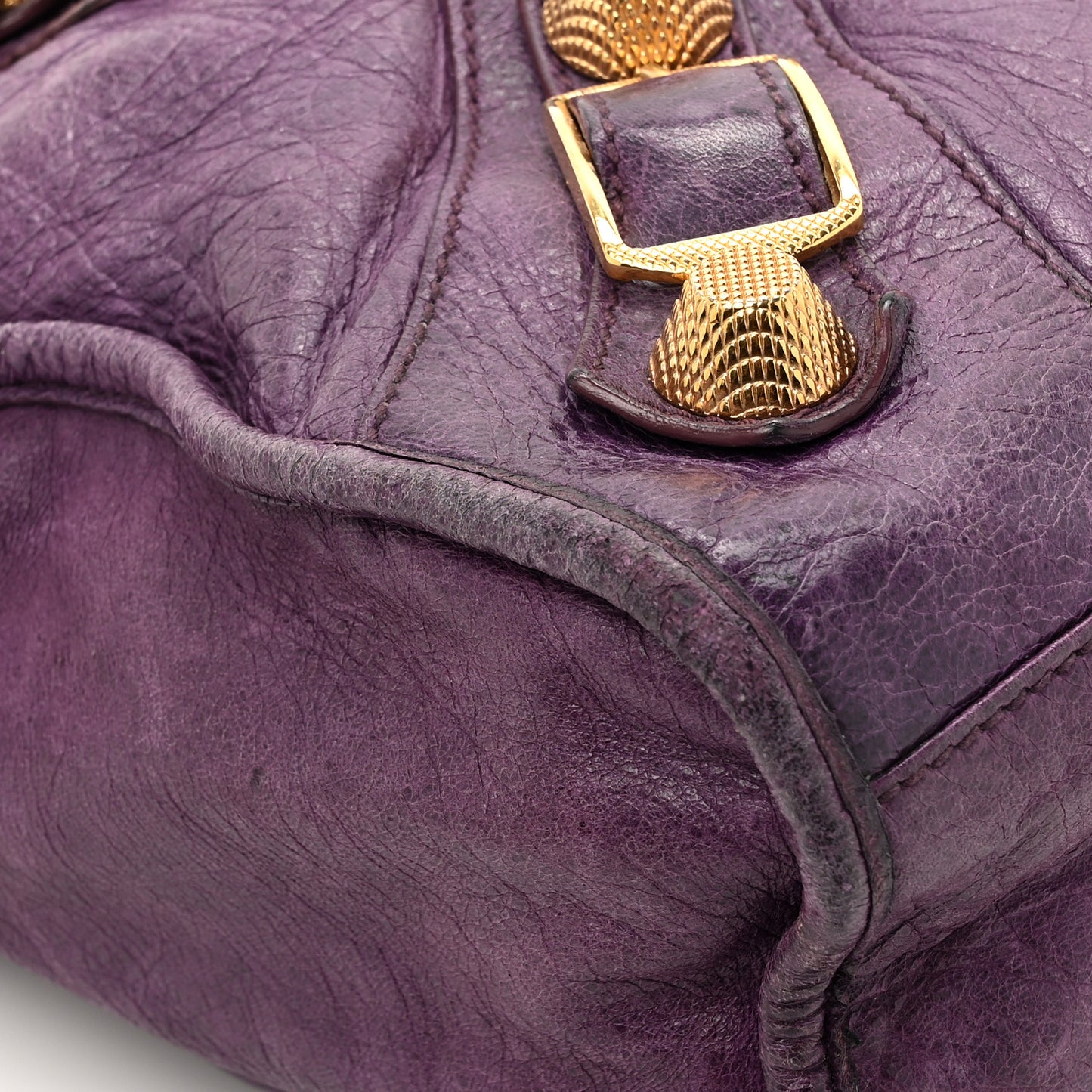 Agneau Giant 21 Gold Hardware City Raisin