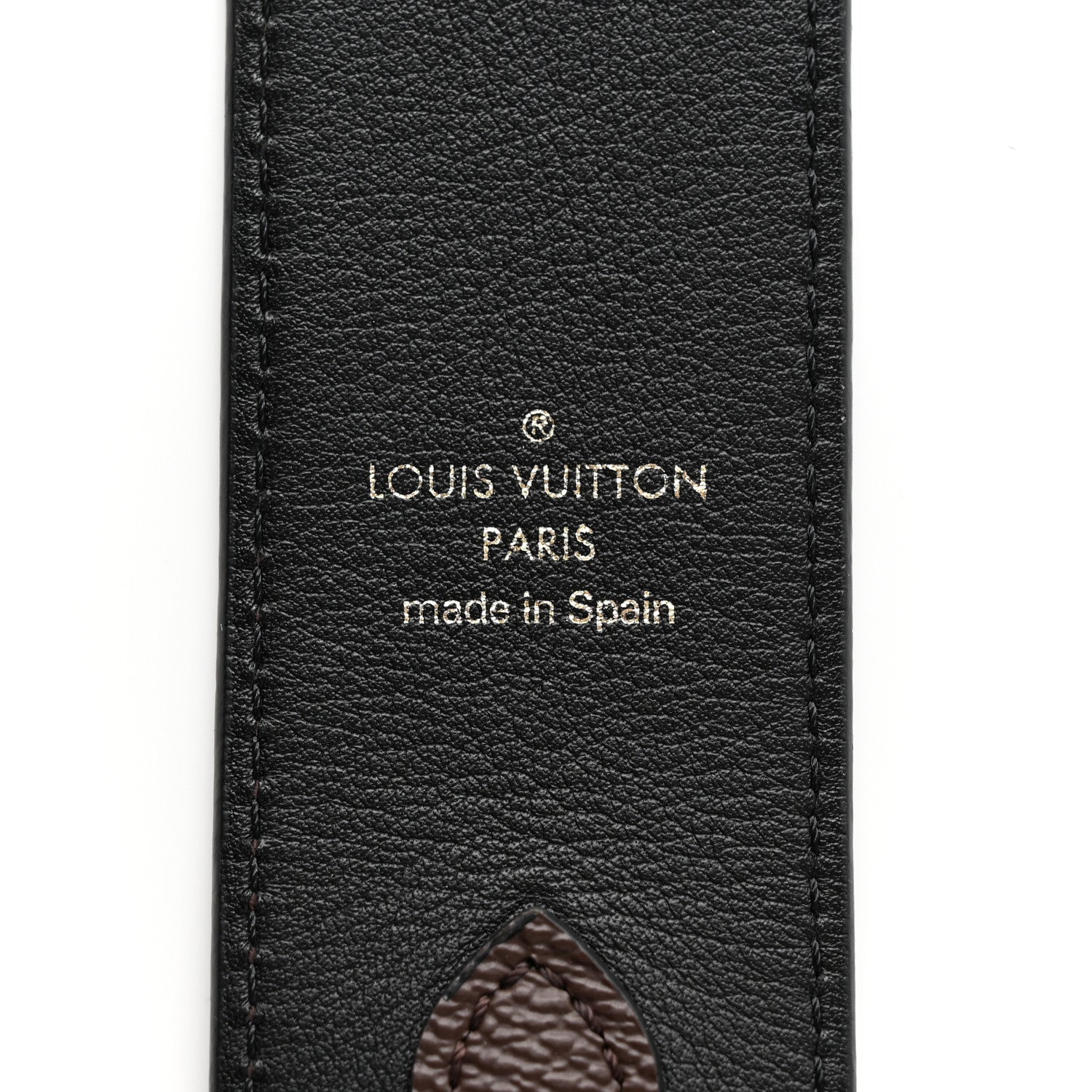 Louis Vuitton Monogram Bandouliere Shoulder Strap Black 3 of 4