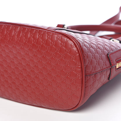Gucci Soft Microguccissima Mini Dome Bag Rosso 11 of 11