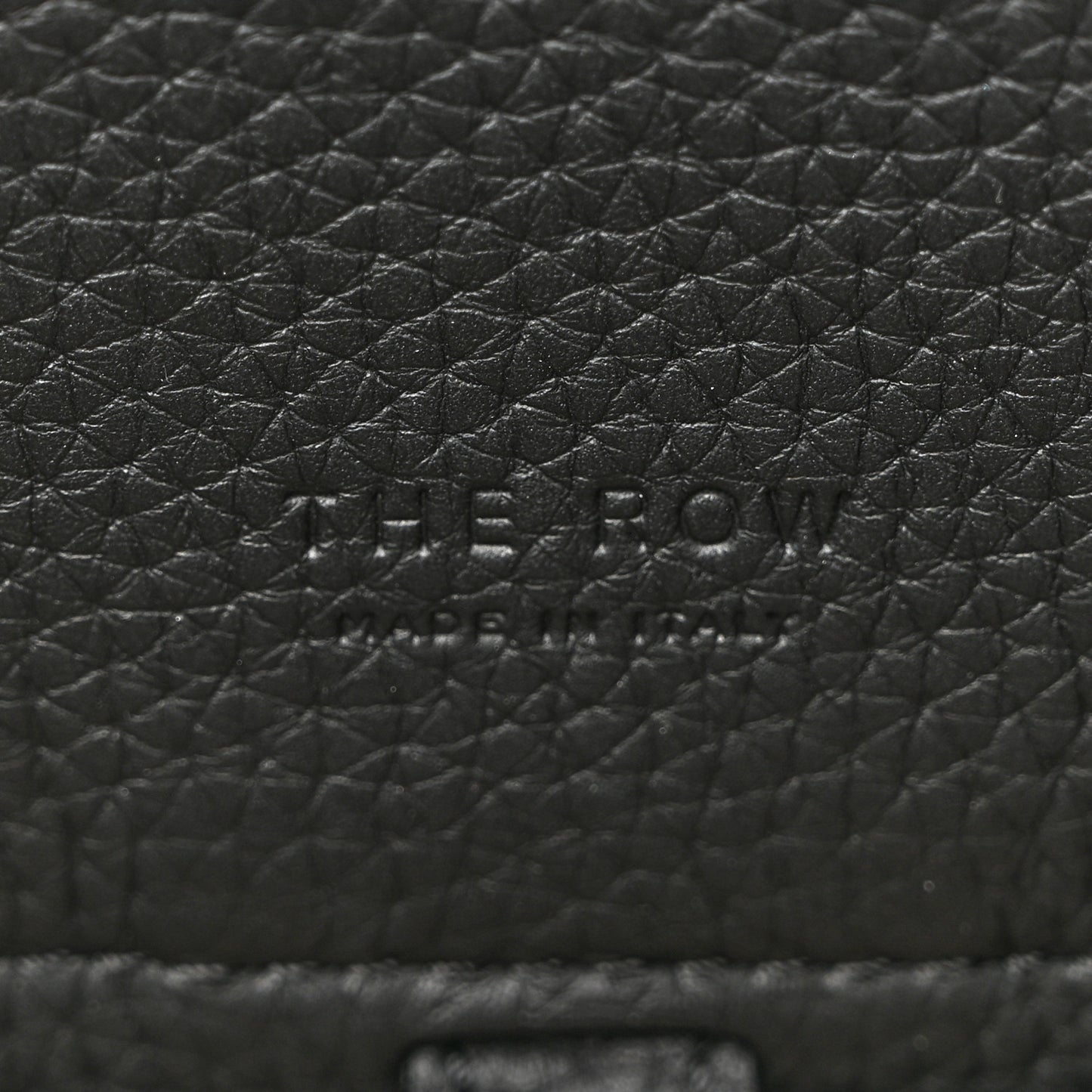 Grained Calfskin Soft Margaux 10 Bag Black