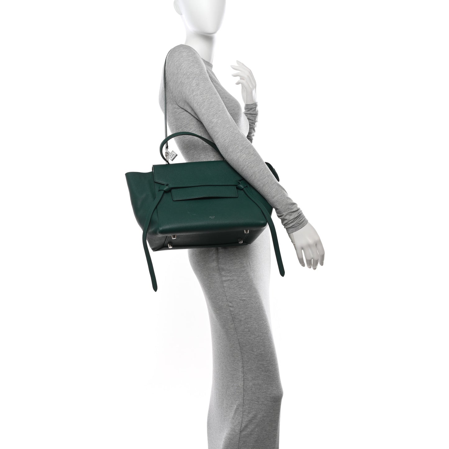 Grained Calfskin Mini Belt Bag Forest