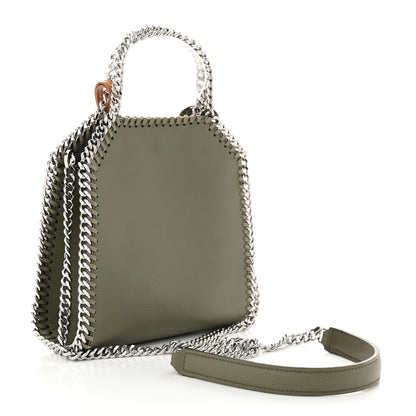 Stella McCartney Eco Alter Mat Tiny Falabella Tote Mud 3 of 9