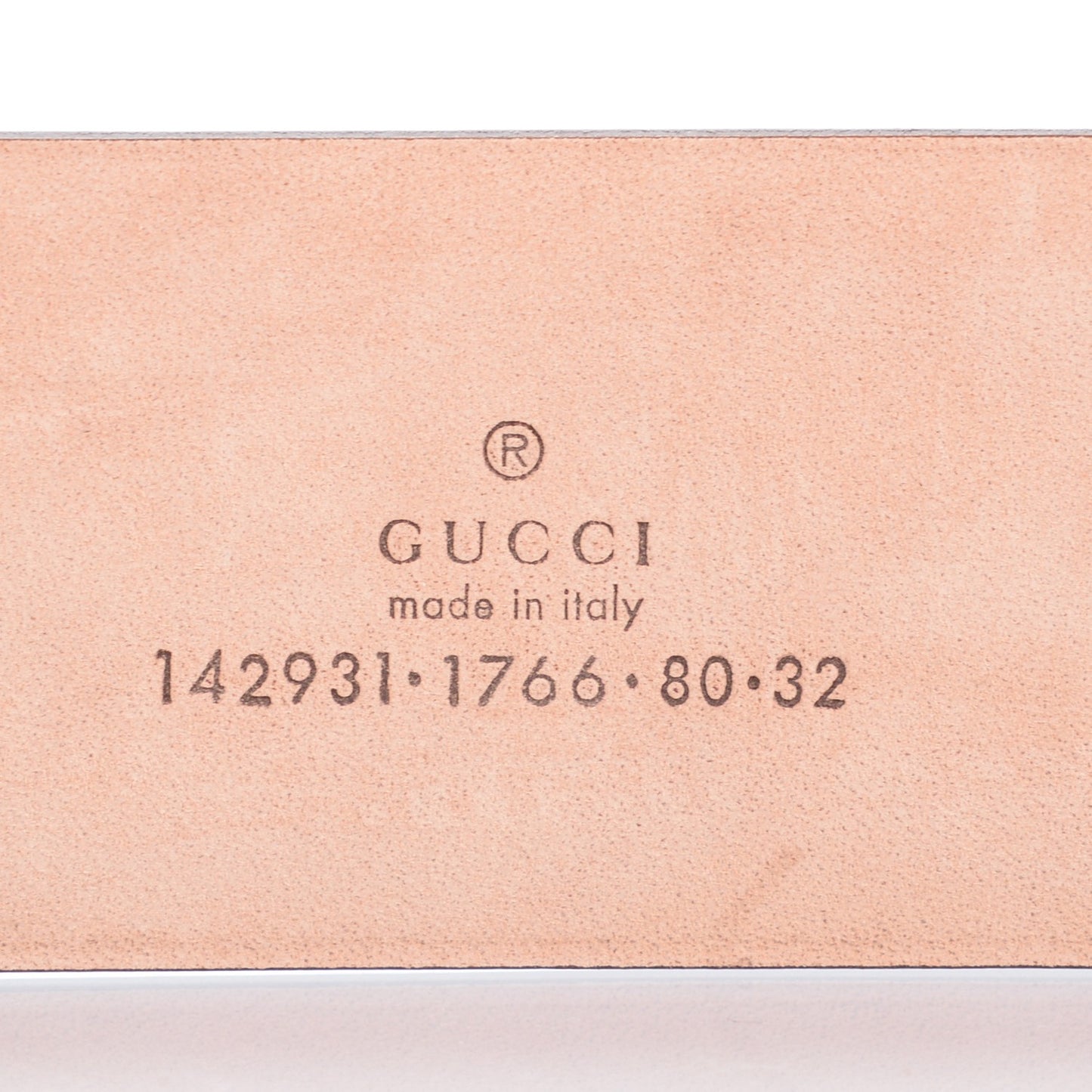 Monogram Calfskin Interlocking G Belt 80 32 Off White