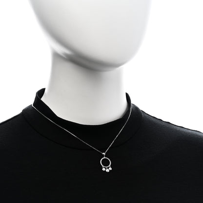 Cartier 18K White Gold Diamond Legers Drop Necklace 2 of 6