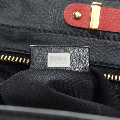 Chloe Leather Medium Alice Satchel Holly Berry 7 of 8