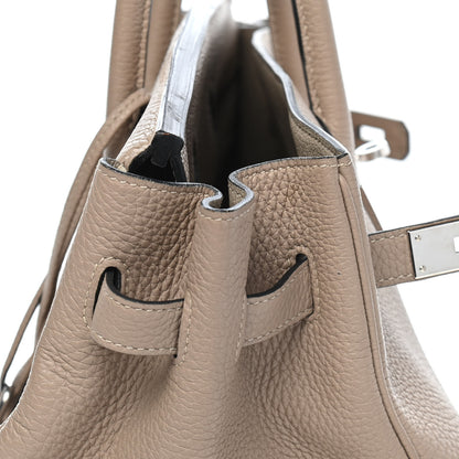 Hermes Taurillon Clemence Birkin 35 Gris Tourterelle 13 of 33