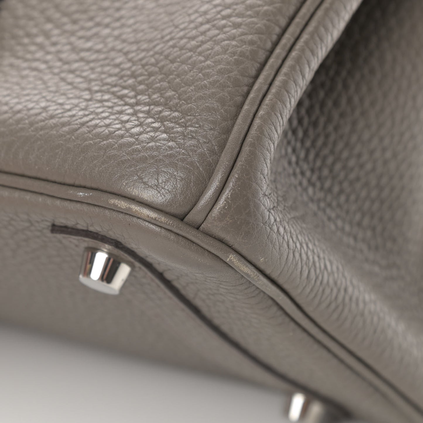 Taurillon Clemence Birkin 30 Etain