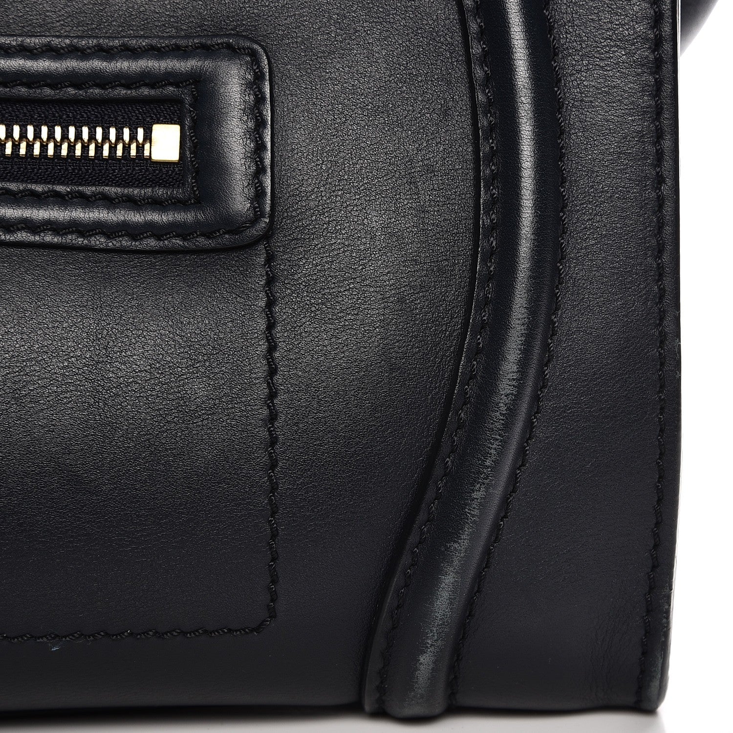 Celine Smooth Calfskin Mini Luggage Navy Blue 11 of 19