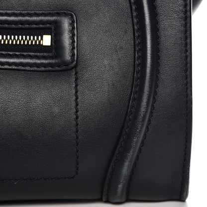 Celine Smooth Calfskin Mini Luggage Navy Blue 11 of 19