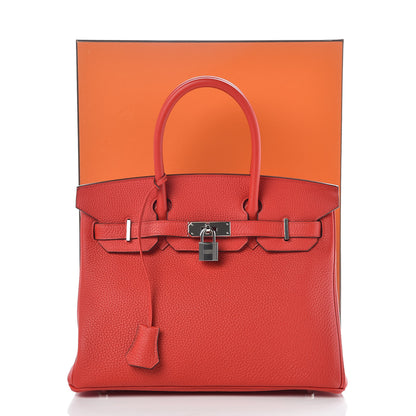 Hermes Togo Birkin 30 Rouge de Coeur 37 of 37