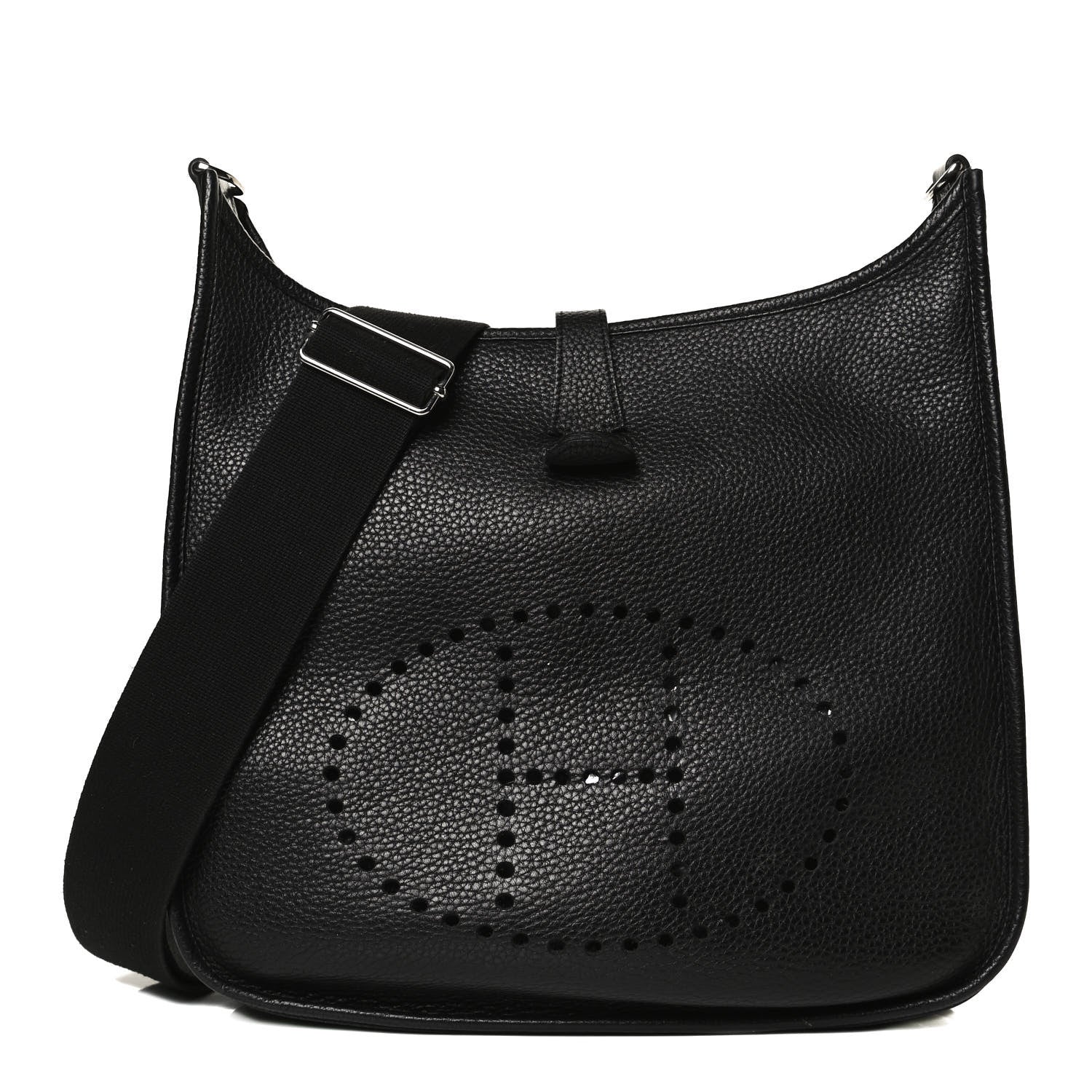 Hermes Taurillon Clemence Evelyne III GM Black 1 of 12