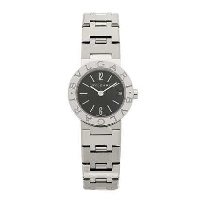Bulgari Stainless Steel 23mm Quartz Watch Black 1 of 4