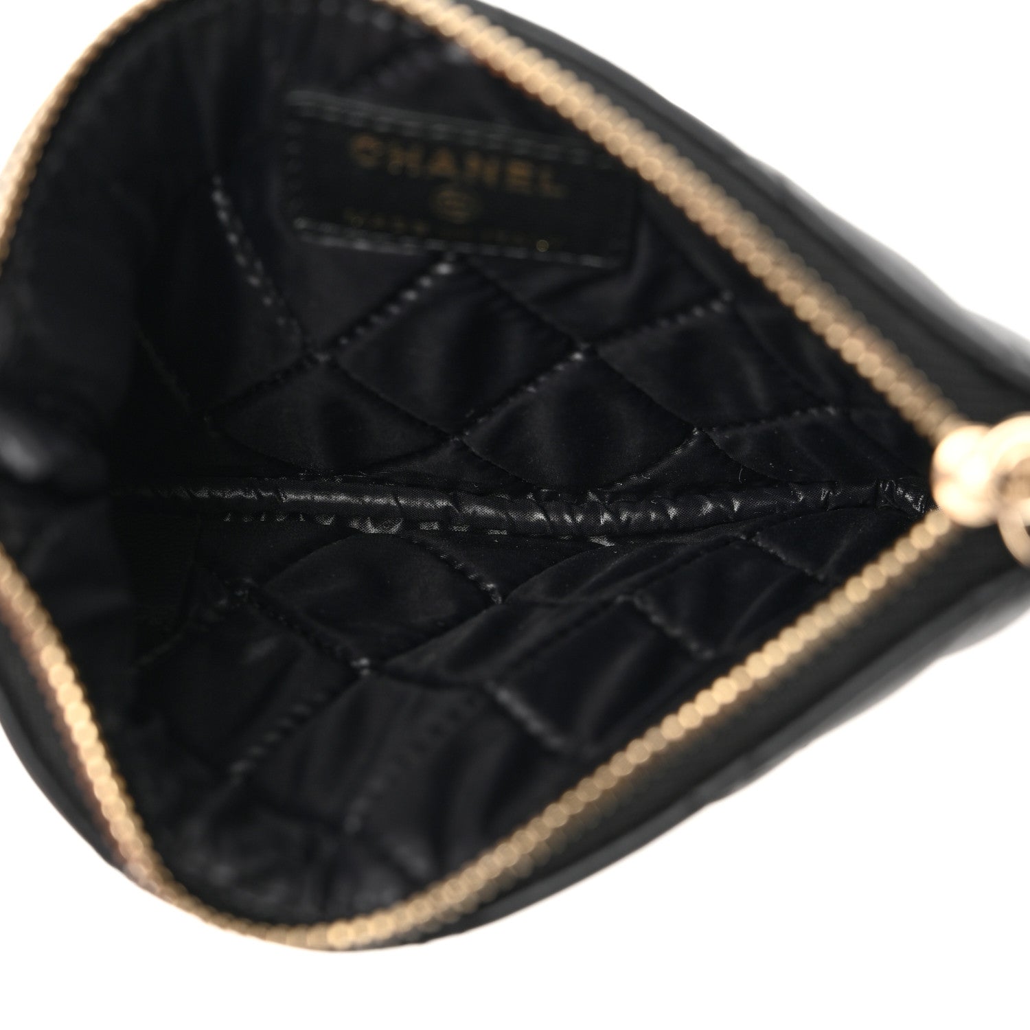 Chanel Lambskin Quilted Casino Coin Purse Black 5 of 11