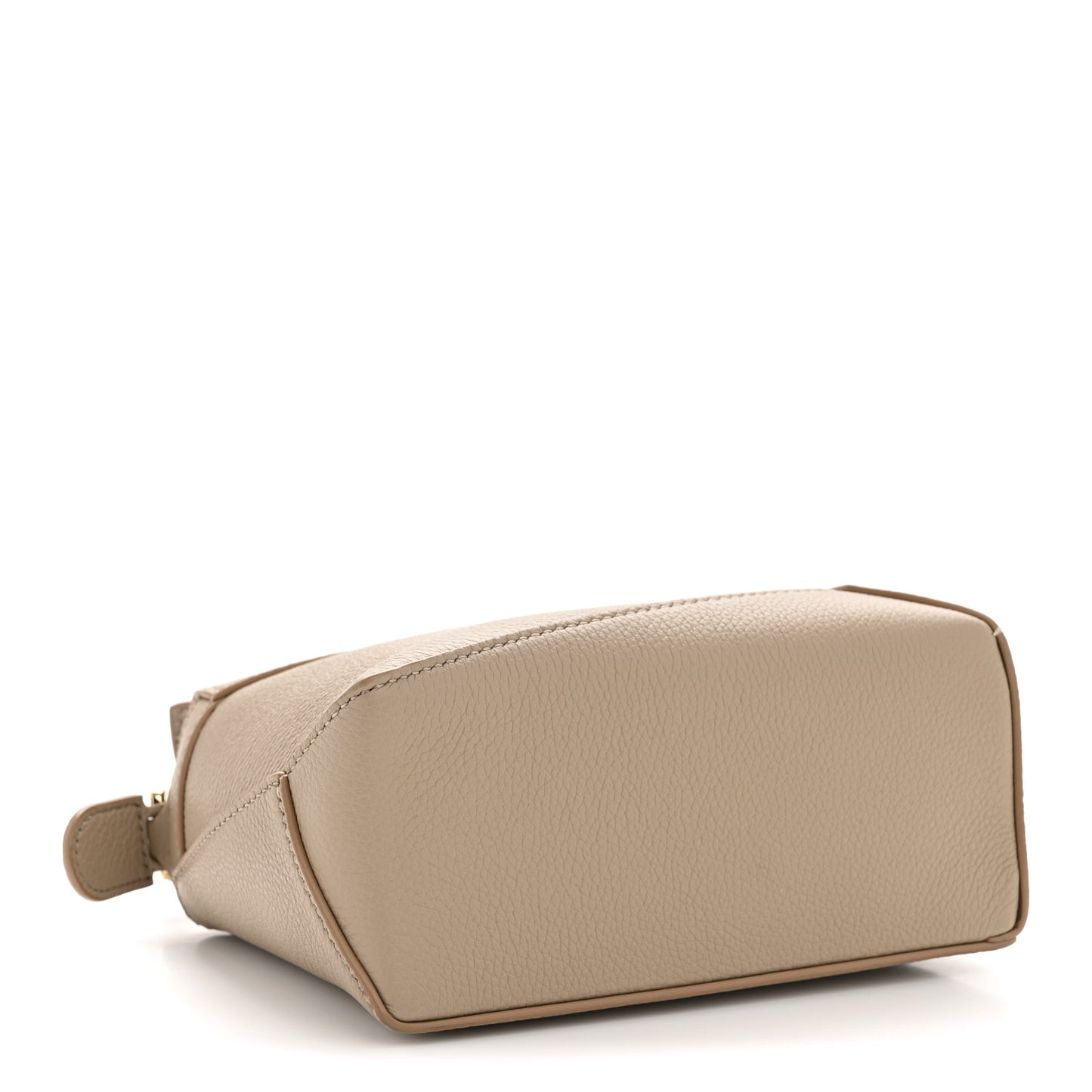 Soft Grained Calfskin Mini Puzzle Edge Bag Sand