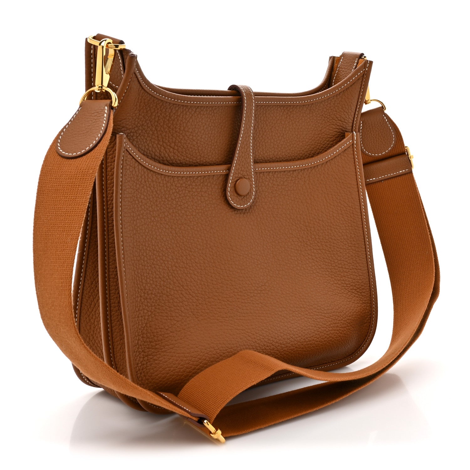 Hermes Taurillon Clemence Evelyne III PM Gold 3 of 12