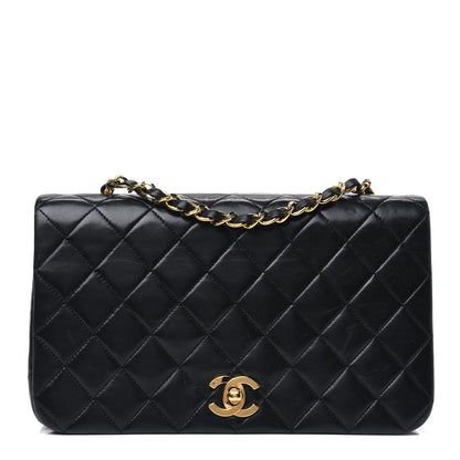 Chanel Lambskin Quilted Medium Single Flap Black 1 of 4
