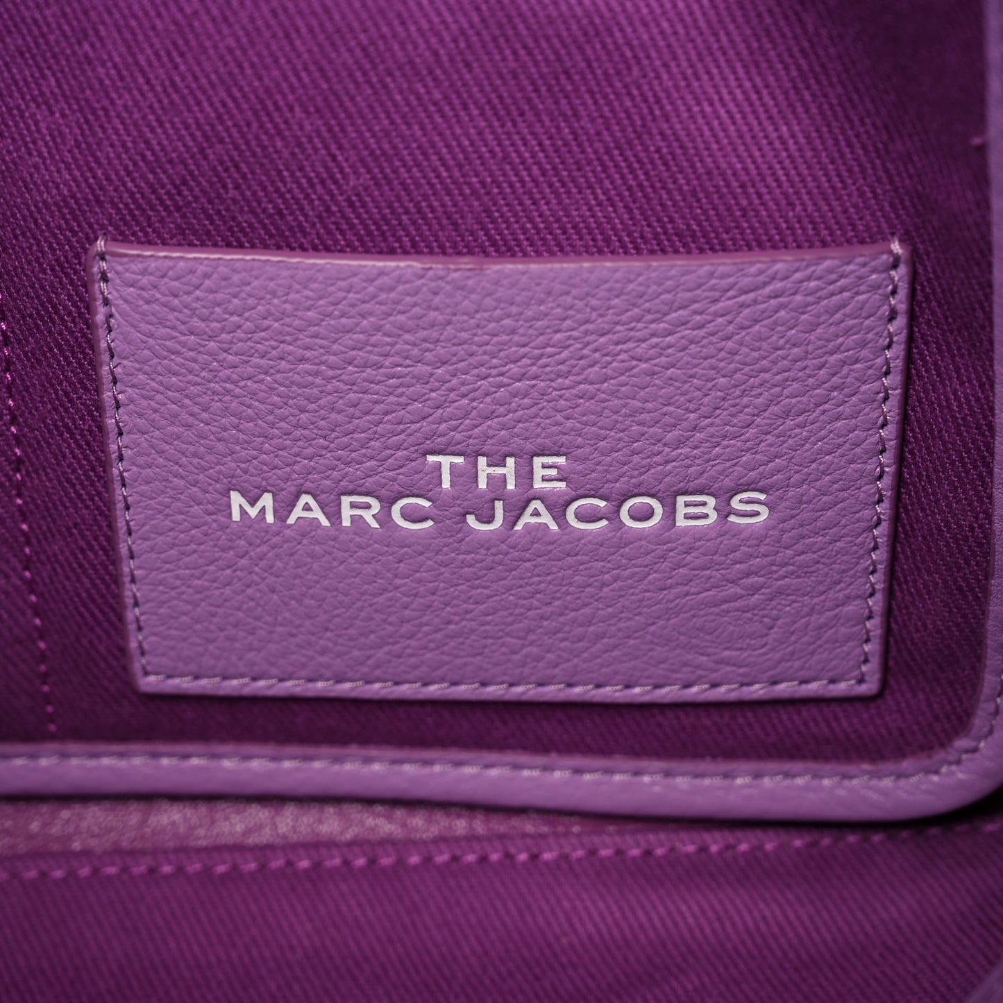 Grained Calfskin Medium The Tote Bag Regal Orchid