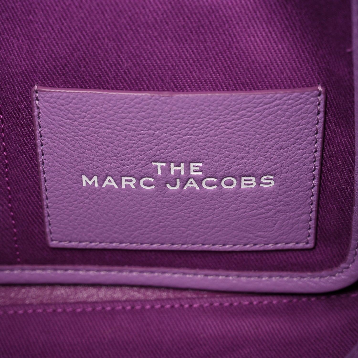 Marc Jacobs Grained Calfskin Medium The Tote Bag Regal Orchid 6 of 14