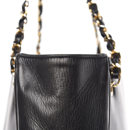 Chanel Lambskin Quilted Tote Black 17 of 21