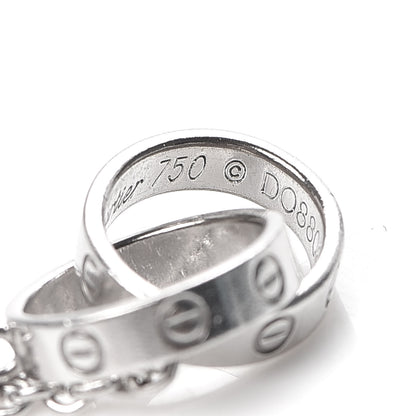 Cartier 18K White Gold Interlocking LOVE Bracelet 6 of 6