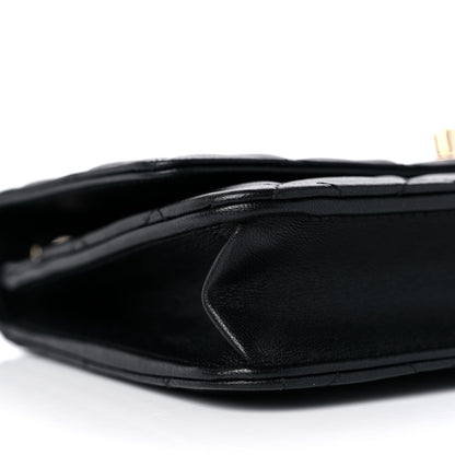 Chanel Lambskin Quilted Trendy CC Wallet On Chain WOC Black 9 of 11