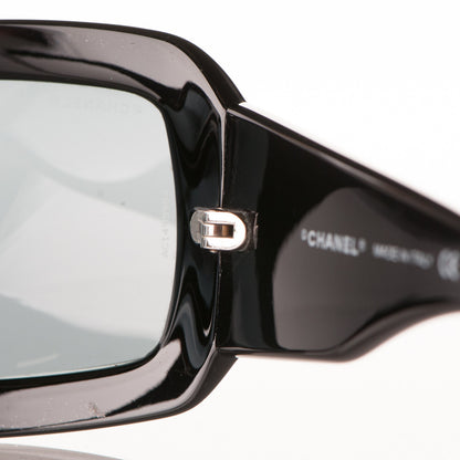 Chanel Mother of Pearl CC Sunglasses 5076-H Black 7 of 8