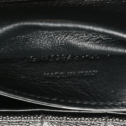 Saint Laurent Grain De Poudre Matelasse Monogram Small Vicky Chain Bag Black 8 of 11