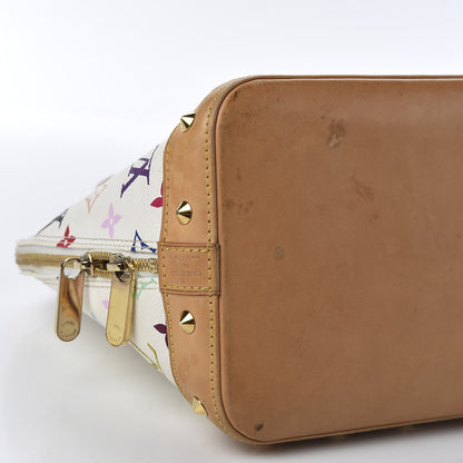 Louis Vuitton Monogram Multicolor Alma White 6 of 9