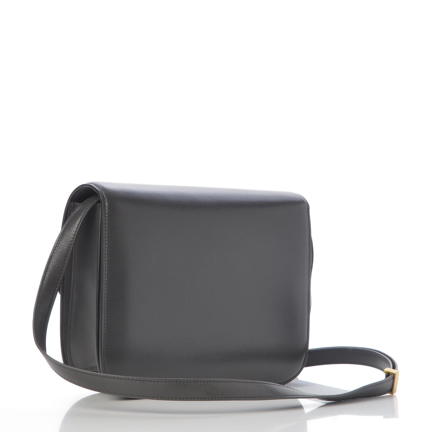Celine Box Calfskin Medium Classic Box Flap Bag Grey 3 of 8