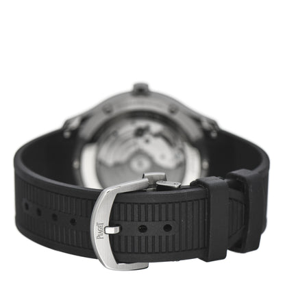 Piaget Stainless Steel Rubber 42mm Polo Date Automatic Watch Black 3 of 5