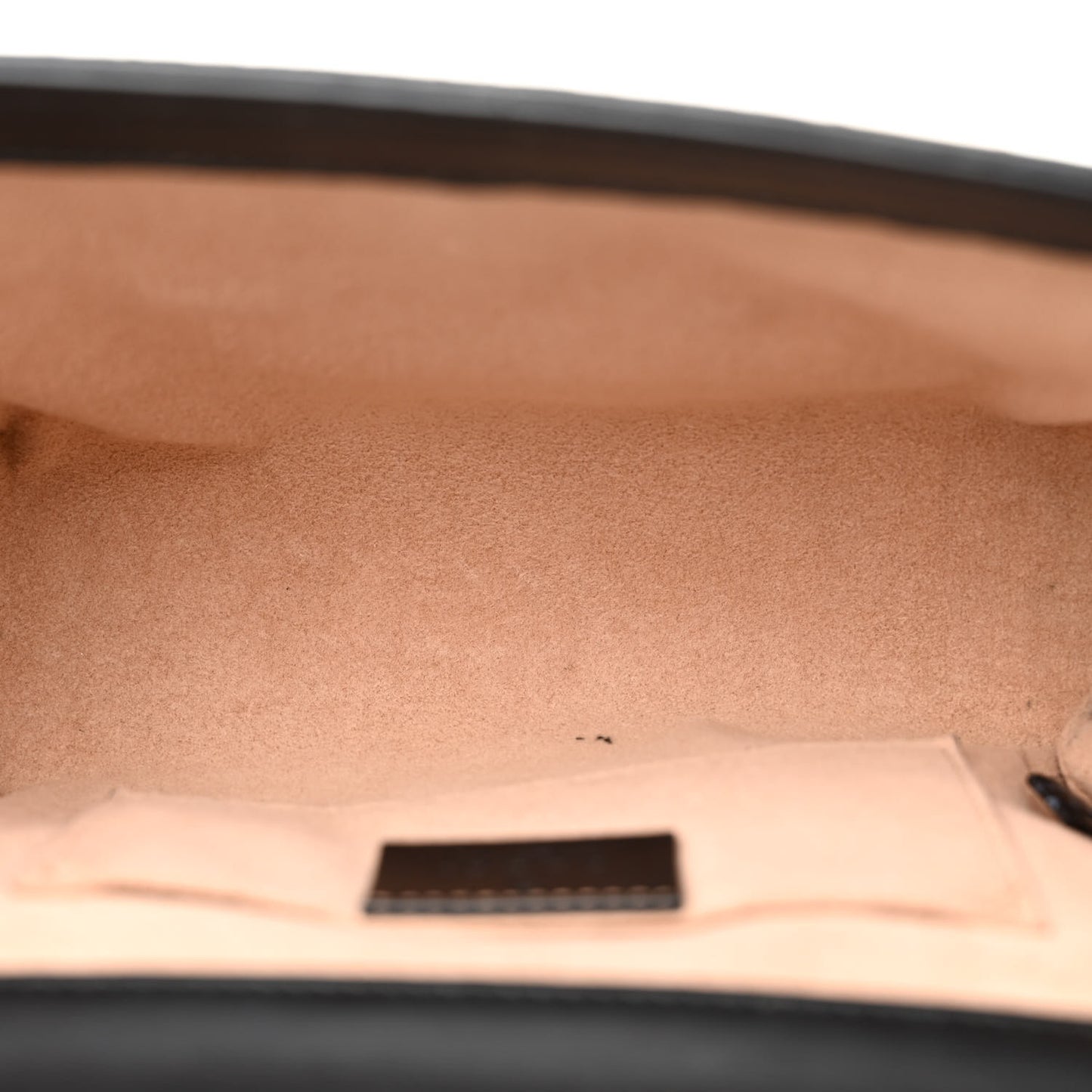 Calfskin GG Supreme Monogram Small Padlock Shoulder Bag Black Gold