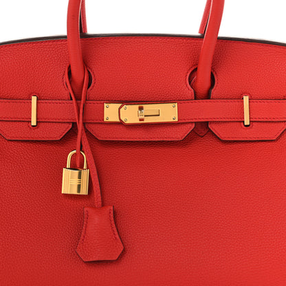 Hermes Togo Birkin 30 Rouge Tomate 8 of 12