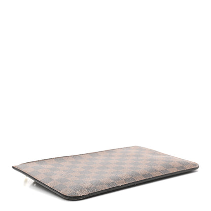 Louis Vuitton Damier Ebene Neverfull MM GM Pochette Rose Ballerine 3 of 12